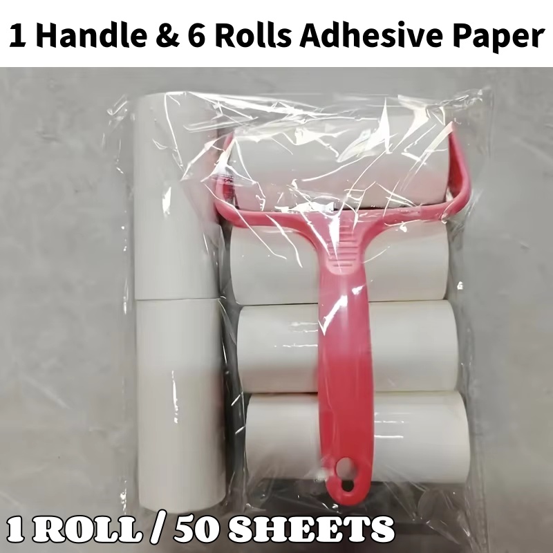 Car Cleaning Brush - 1/6pc Sticky Lint Roller Velvet Brush