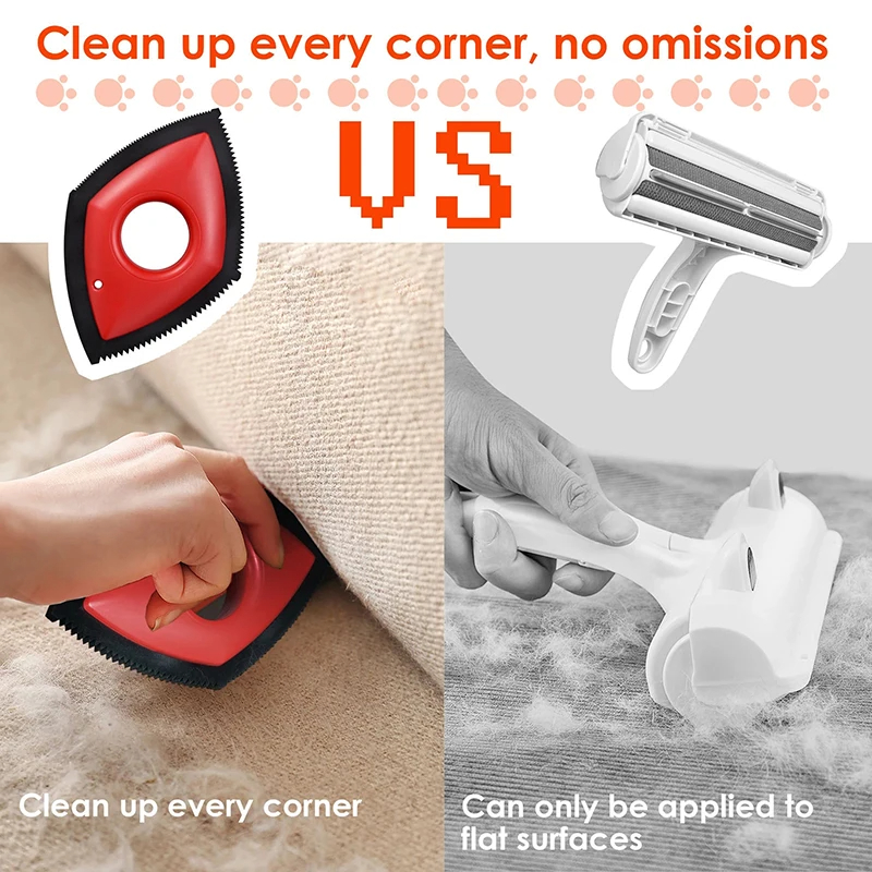 4 Modes Pet Hair Remover Comb  - огляд і ціна Detailing Brush Set
