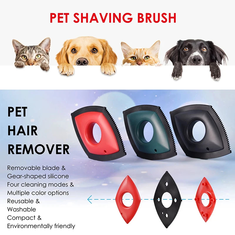 4 Modes Pet Hair Remover Comb  - огляд і ціна Detailing Brush Set