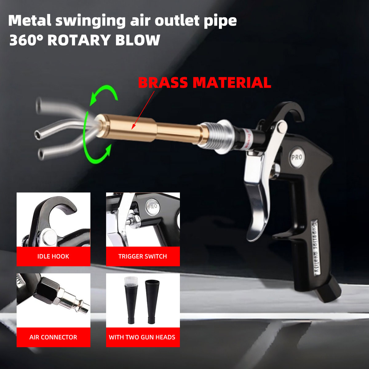 1 Set High-Pressure Car Cleani - огляд і ціна Dirt Brush Interior