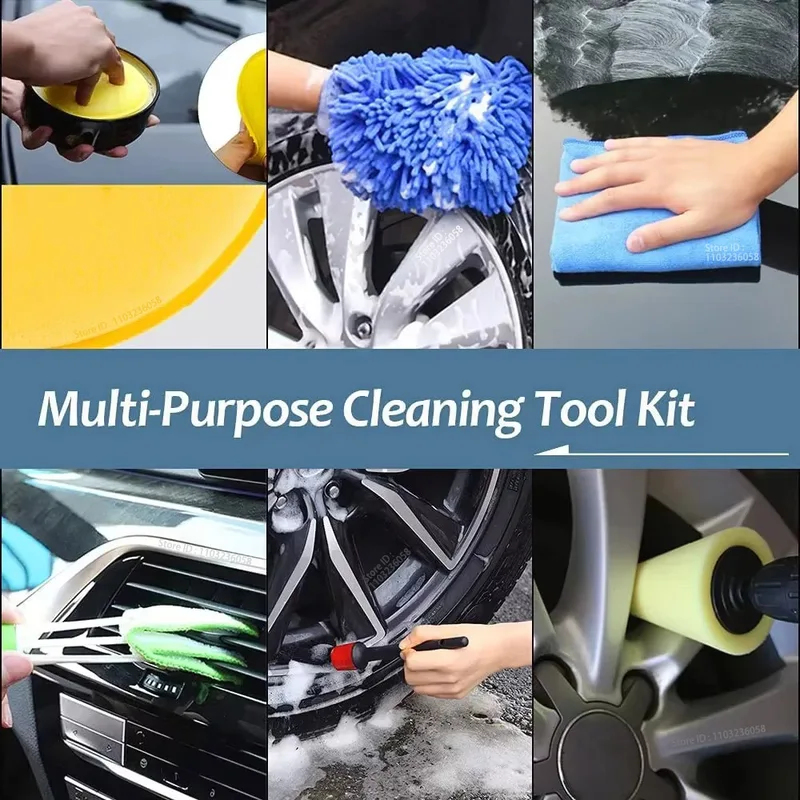 New Car Detailing Brushes Kit  - огляд і ціна Detailing Brush Set