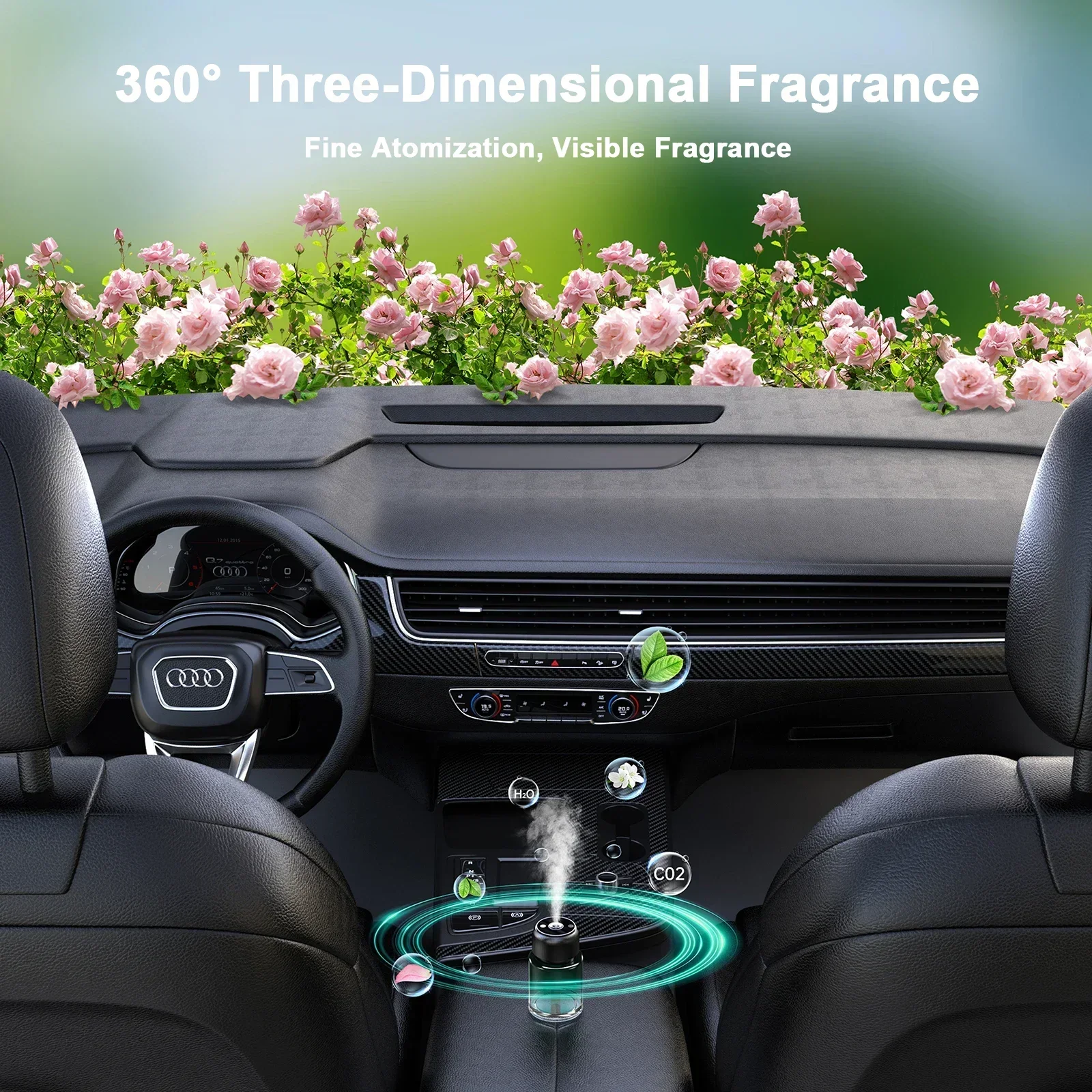 Car Humidifier Aromatherapy Di - огляд і ціна Odor Eliminator Car