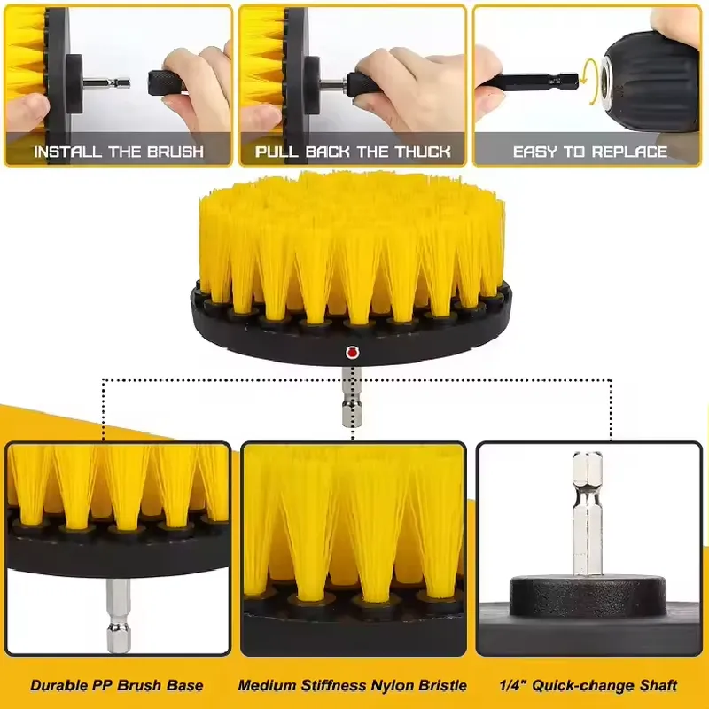 9Pcs Car Wash Kit Cleaning Bru - огляд і ціна Dirt Brush Interior